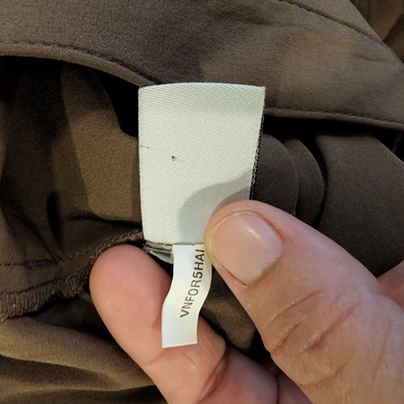 CHICO'S ZENGERGY Tan Nylon Lightweight Joggers Track Pants Size Large - Picture 9 of 9